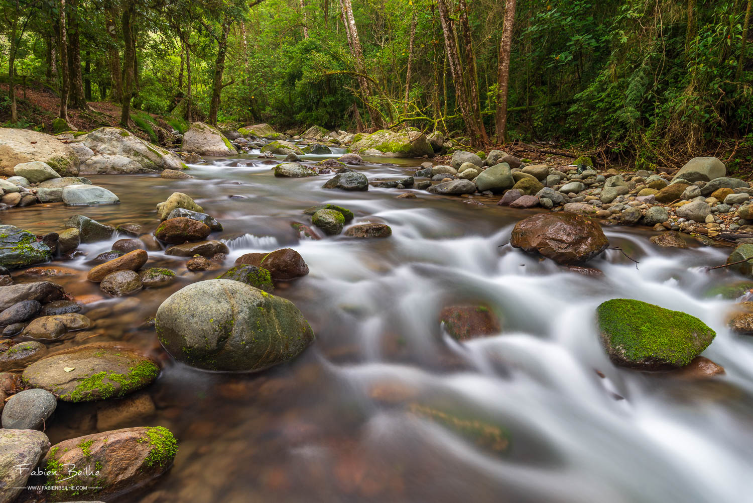 Rivière en pose longue